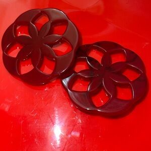 SASSY JONES Red Earrings